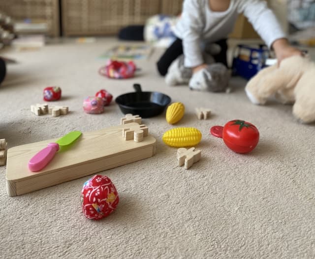 A- room- cluttered- with -toys